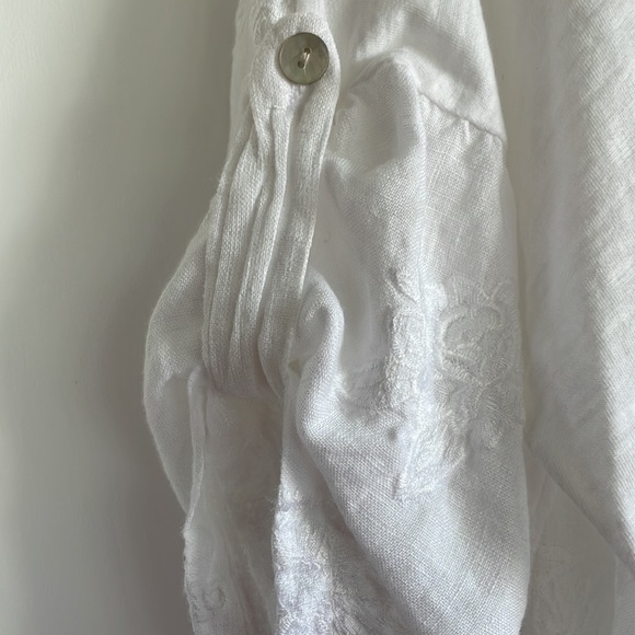 Italian linen cotton top OS - Picture 3 of 6